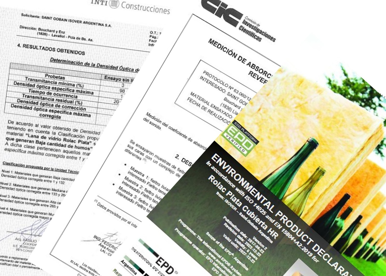 Documentación técnica y certificaciones