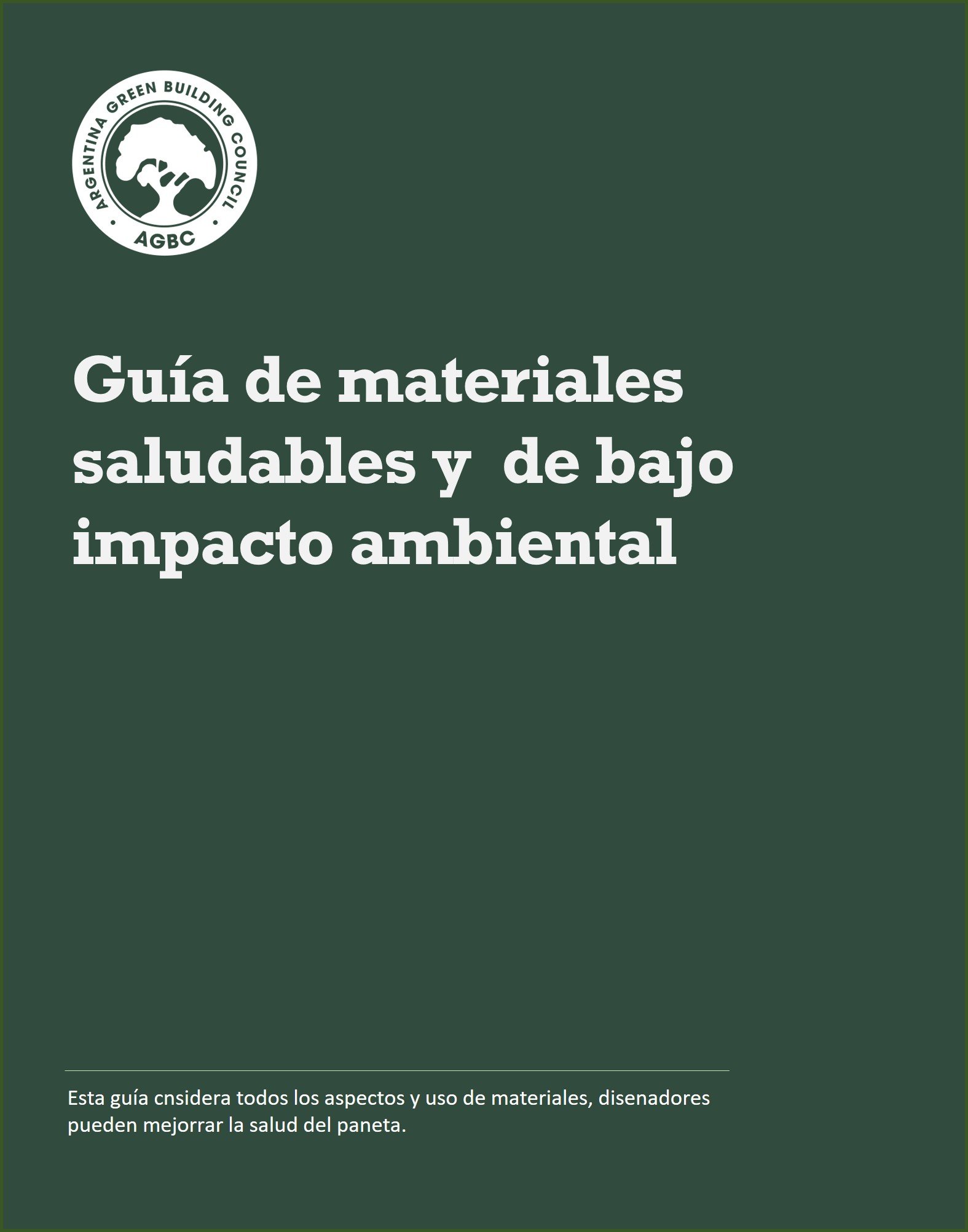 Guía de Materiales Sustentables